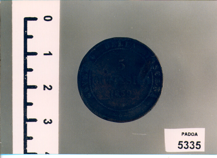 CENTESIMI 5 (SEC. XIX D.C)