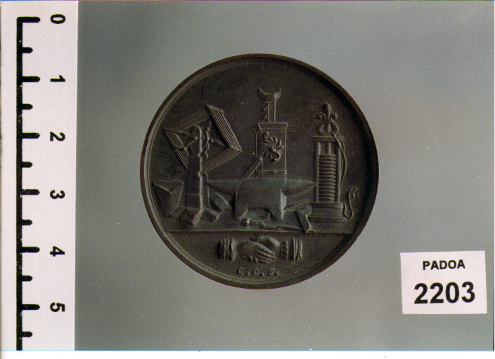 MEDAGLIA di C. C. F (SEC. XIX D.C)