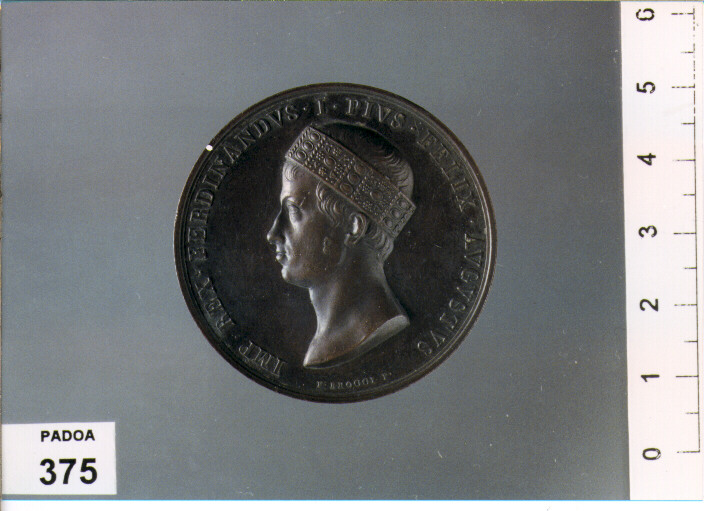 MEDAGLIA di BROGGI FRANCESCO (SEC. XIX D.C)