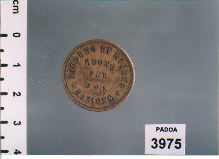 MEDAGLIA (SEC. XIX D.C)