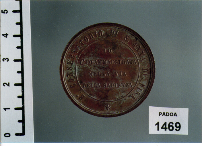 MEDAGLIA di PIERONI ADOLFO (SEC. XIX D.C)