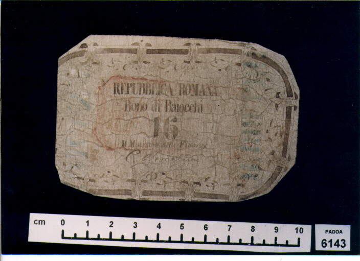 FALSO DI BUONO DI BAIOCCHI 16 (SEC. XIX D.C)