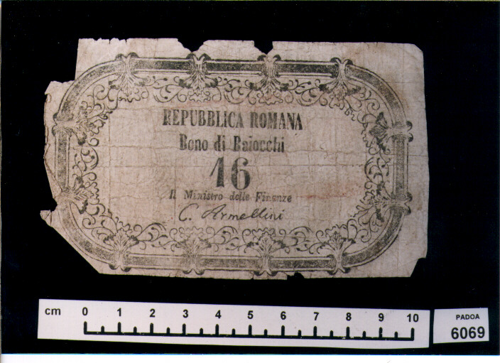 FALSO DI BUONO DI BAIOCCHI 16 (SEC. XIX D.C)