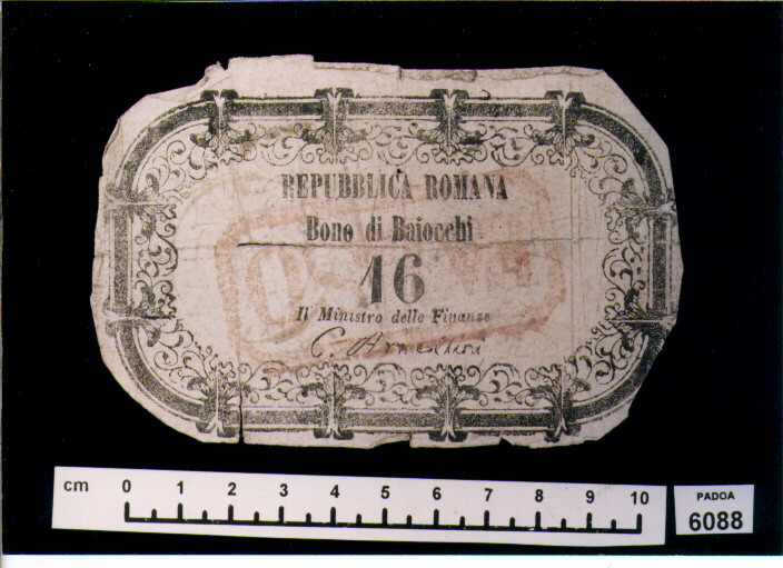 FALSO DI BUONO DI BAIOCCHI 16 (SEC. XIX D.C)