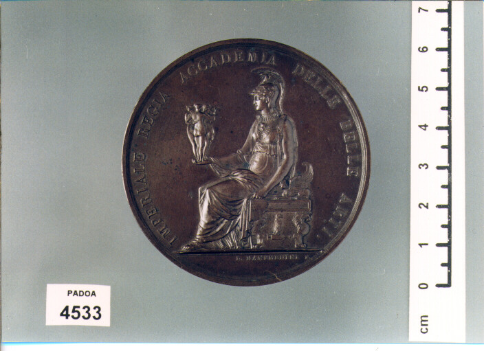 MEDAGLIA di Manfredini Luigi (SEC. XIX D.C)