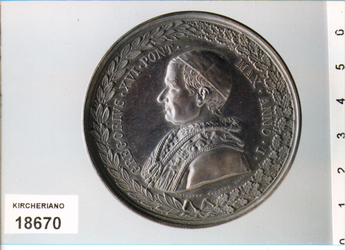MEDAGLIA di Cerbara Giuseppe (SEC. XIX D.C)