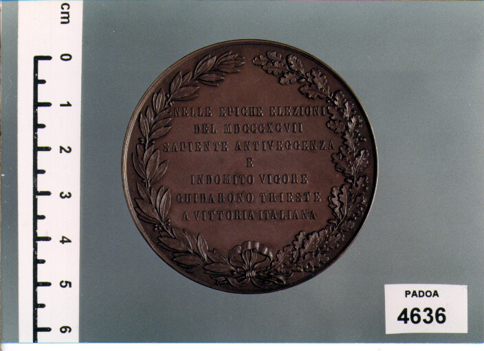 MEDAGLIA di FARNESI ADOLFO DI NICOLA (SEC. XIX D.C)