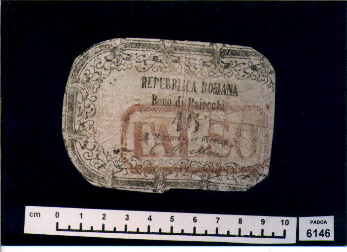 FALSO DI BUONO DI BAIOCCHI 16 (SEC. XIX D.C)