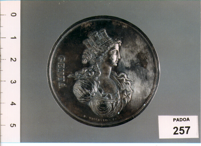 MEDAGLIA di VASSALLO HIERONYMVS (SEC. XIX D.C)