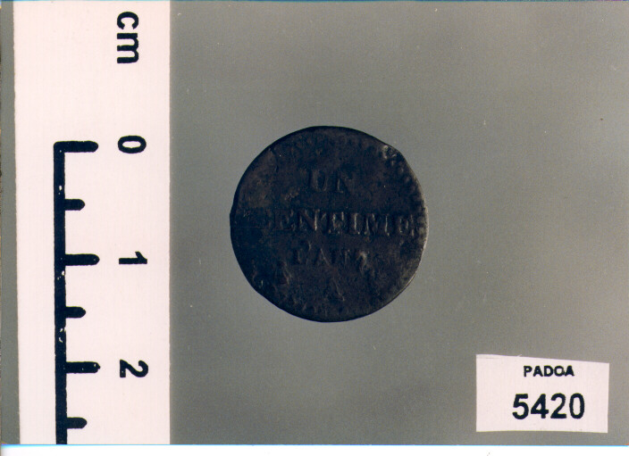 CENTESIMO 1 di DUPRE' AUGUSTIN (SEC. XVIII D.C)