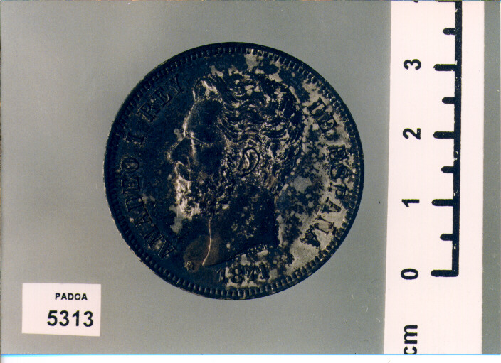 PESETAS 5 (SEC. XIX D.C)