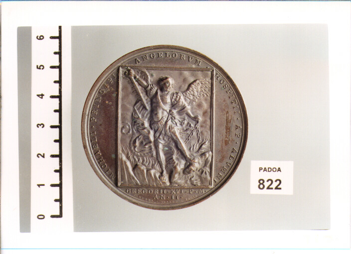 MEDAGLIA di Cerbara Giuseppe, TADOLINI A (SEC. XIX D.C)