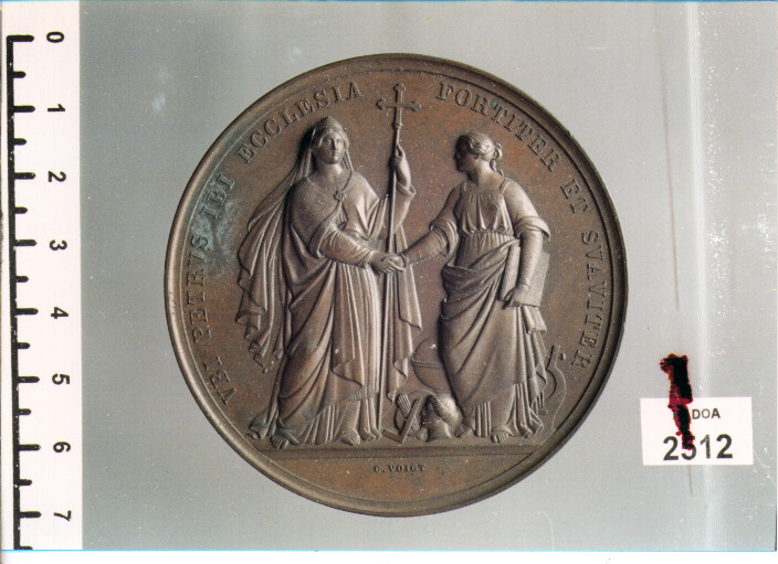 MEDAGLIA di VOIGT KARL FRIEDRICH (SEC. XIX D.C)