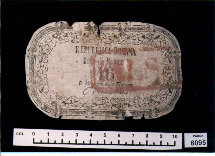 FALSO DI BUONO DI BAIOCCHI 16 (SEC. XIX D.C)