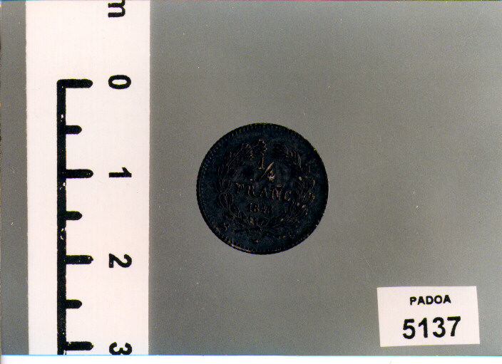 FRANCO 1/4 di Domard Joseph Francois (SEC. XIX D.C)