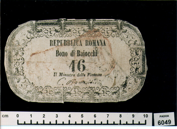 FALSO DI BUONO DI BAIOCCHI 16 (SEC. XIX D.C)