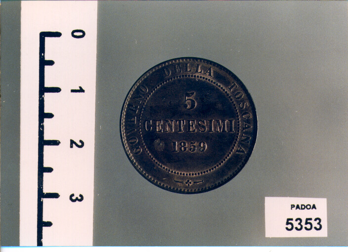 CENTESIMI 5 (SEC. XIX D.C)