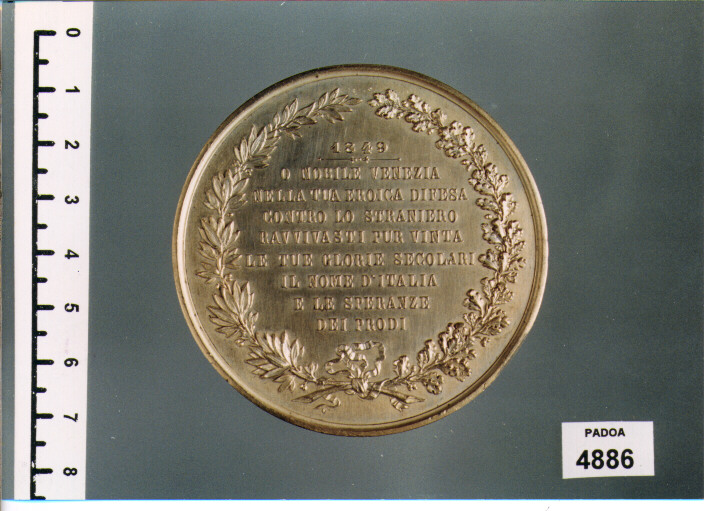 MEDAGLIA di GRAZIOLI FRANCESCO (SEC. XIX D.C)