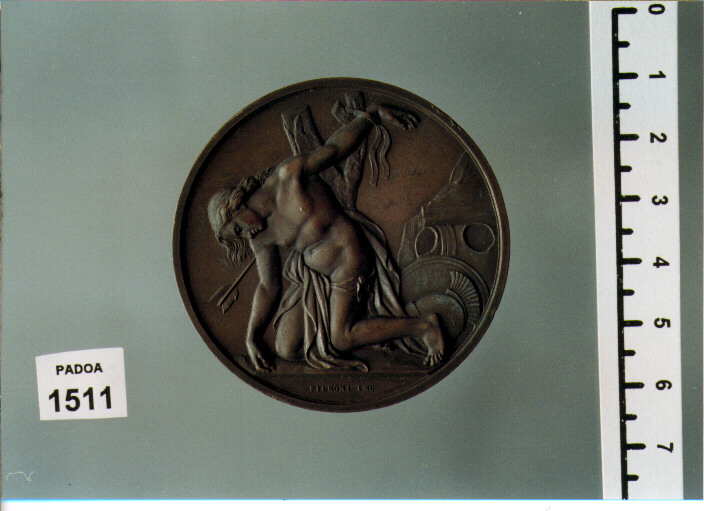 MEDAGLIA di PIERONI ADOLFO (SEC. XIX D.C)