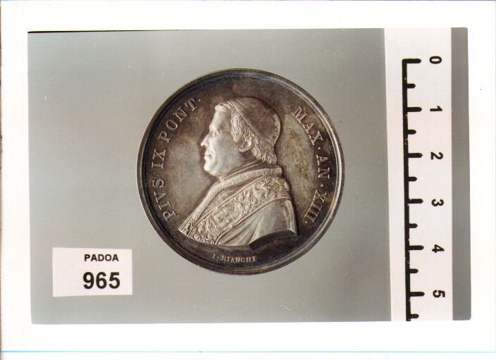 MEDAGLIA di Bianchi Ignazio (SEC. XIX D.C)