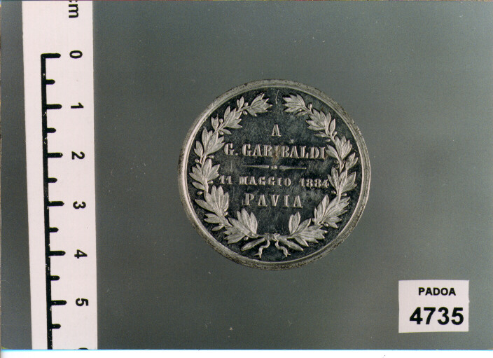 MEDAGLIA di BROGGI G (SEC. XIX D.C)