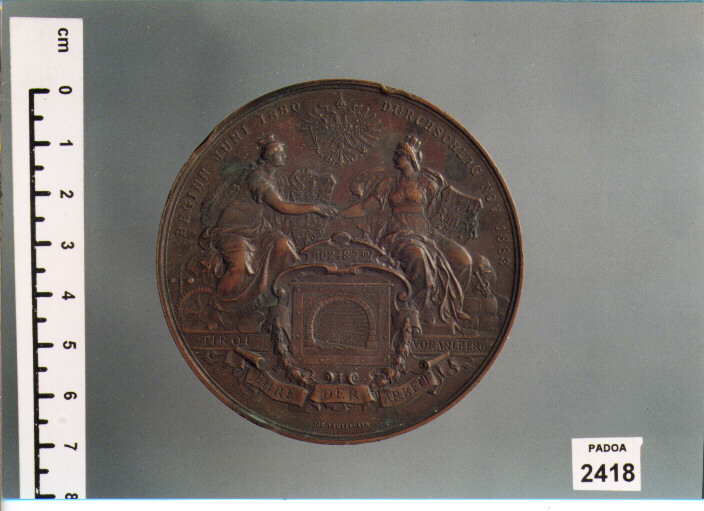 MEDAGLIA di TAUTENHAYN JOSEPH JUNIOR (SEC. XIX D.C)