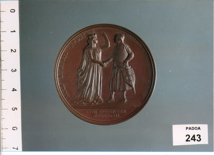 MEDAGLIA di THERMIGNON PIETRO (SEC. XIX D.C)