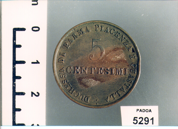 CENTESIMI 5 (SEC. XIX D.C)