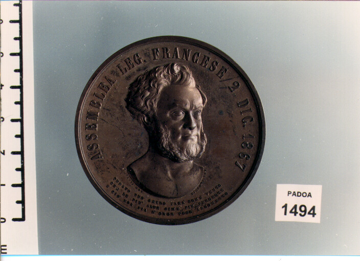 MEDAGLIA di PIERONI ADOLFO (SEC. XIX D.C)