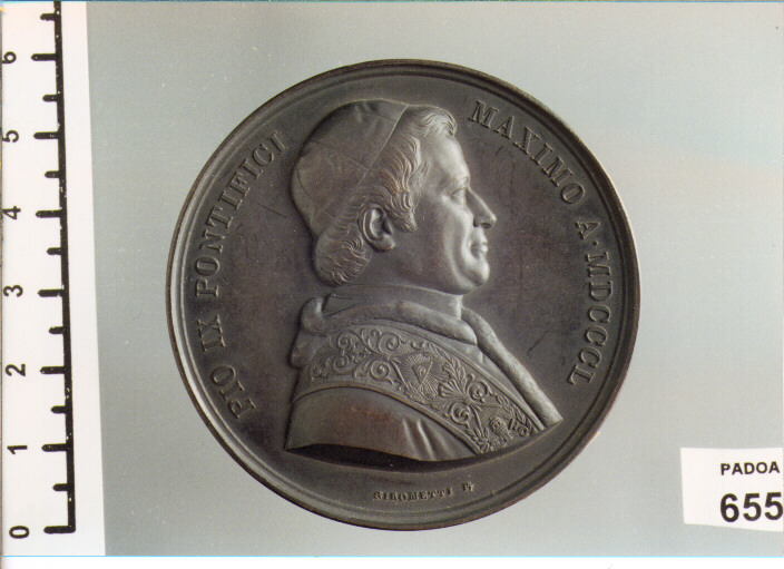 MEDAGLIA di Girometti Giuseppe (SEC. XIX D.C)