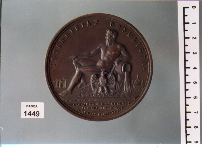 MEDAGLIA di CALVI GAETANO (SEC. XIX D.C)