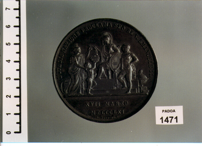 MEDAGLIA di PIERONI ADOLFO (SEC. XIX D.C)