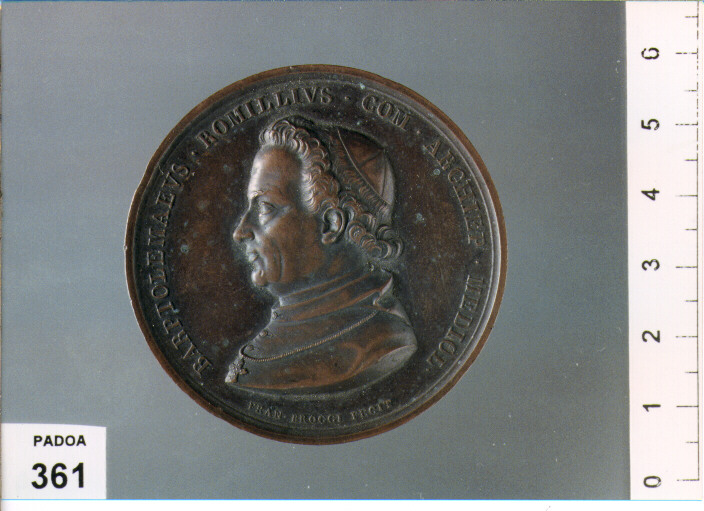 MEDAGLIA di BROGGI FRANCESCO (SEC. XIX D.C)