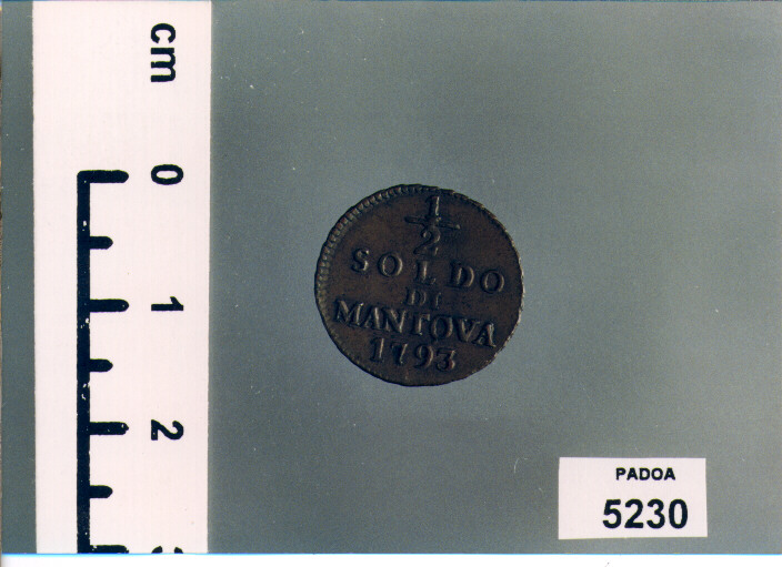 SOLDO 1/2 (SEC. XVIII D.C)