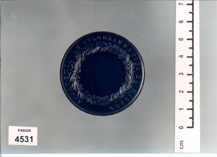 MEDAGLIA di Manfredini Luigi (SEC. XIX D.C)