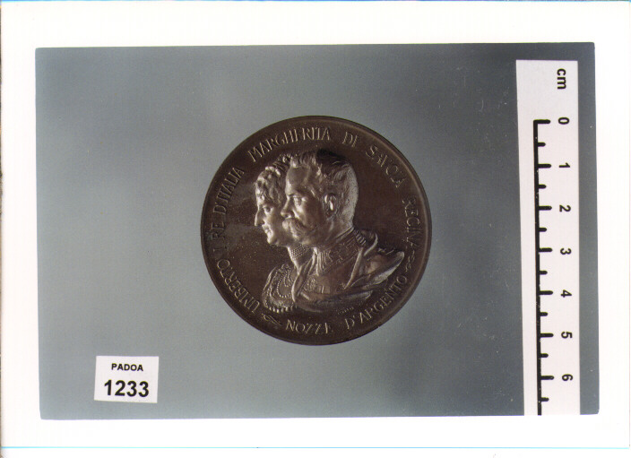 MEDAGLIA di JOHNSON STEFANO, CAPPUCCIO ANGELO (SEC. XIX D.C)