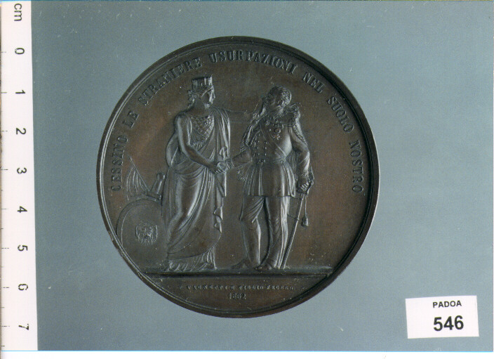 MEDAGLIA di VAGNETTI FRANCESCO, VAGNETTI GIOVANNI (SEC. XIX D.C)