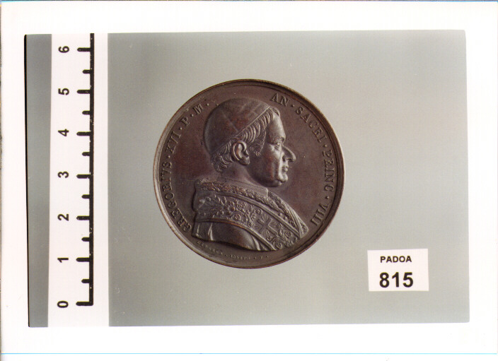 MEDAGLIA di Cerbara Giuseppe, Camporese Pietro il Giovane (SEC. XIX D.C)