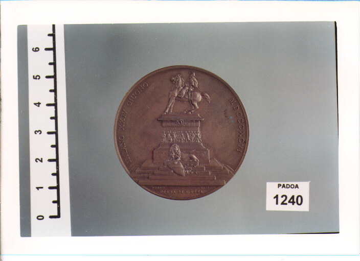 MEDAGLIA di CAPPUCCIO ANGELO, JOHNSON STEFANO (SEC. XIX D.C)