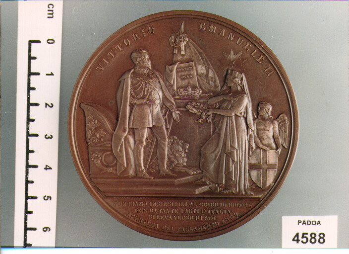 MEDAGLIA di FERRARIS GIUSEPPE (SEC. XIX D.C)