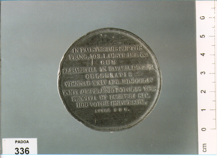 MEDAGLIA di CANZANI DEMETRIO (SEC. XIX D.C)