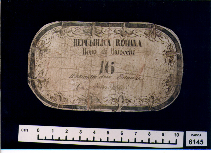 FALSO DI BUONO DI BAIOCCHI 16 (SEC. XIX D.C)