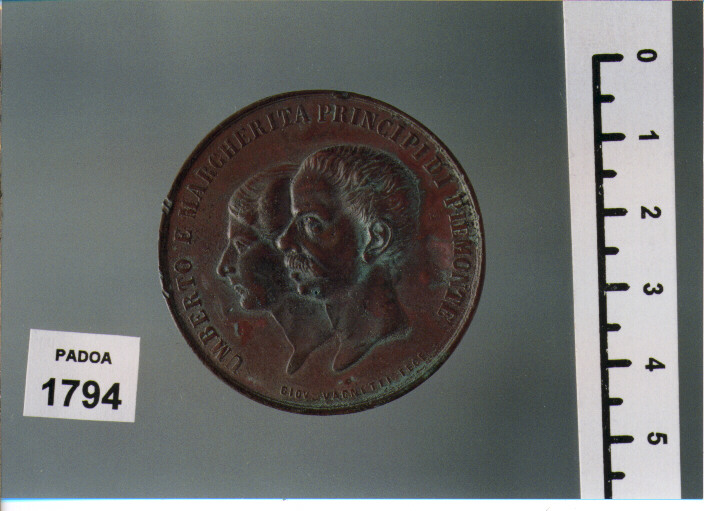 MEDAGLIA di VAGNETTI GIOVANNI (SEC. XIX D.C)