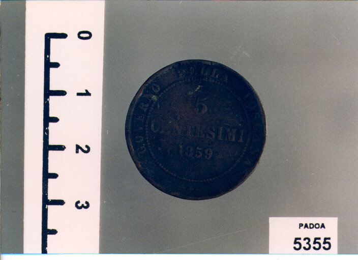 CENTESIMI 5 (SEC. XIX D.C)