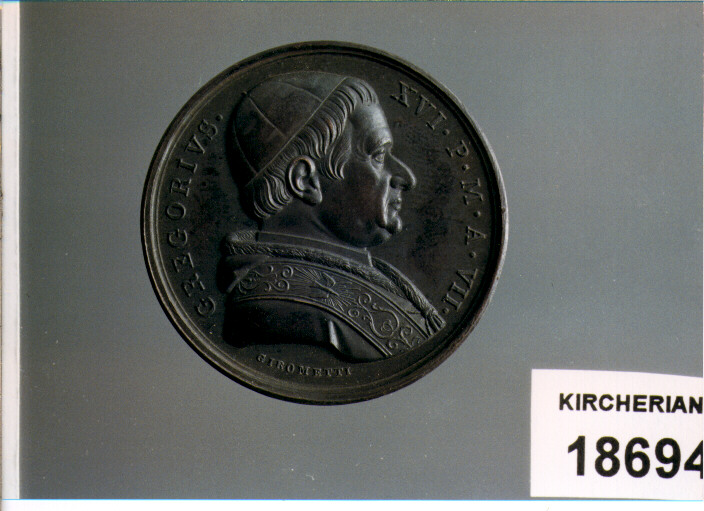 MEDAGLIA di Girometti Giuseppe, Cerbara Giuseppe (SEC. XIX D.C)