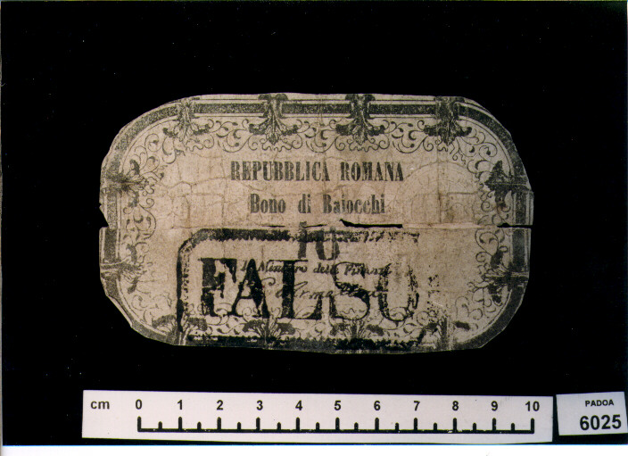 FALSO DI BUONO DI BAIOCCHI 16 (SEC. XIX D.C)