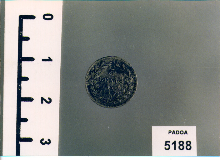 CENTESIMI 5 (SEC. XIX D.C)