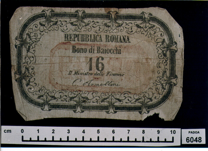 FALSO DI BUONO DI BAIOCCHI 16 (SEC. XIX D.C)