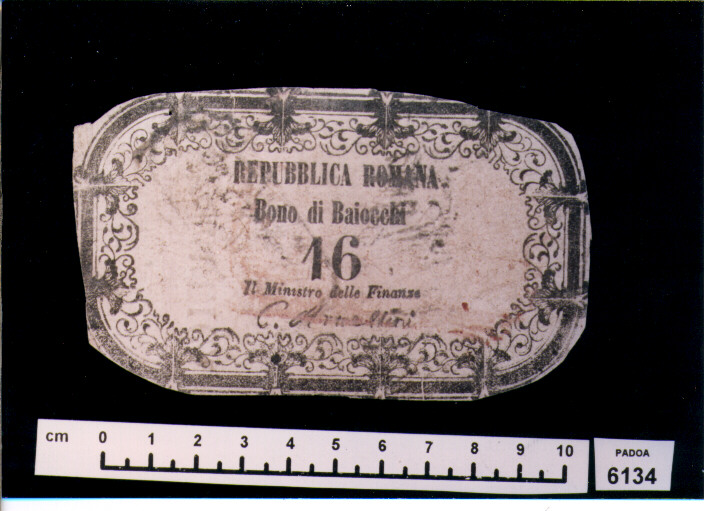 FALSO DI BUONO DI BAIOCCHI 16 (SEC. XIX D.C)