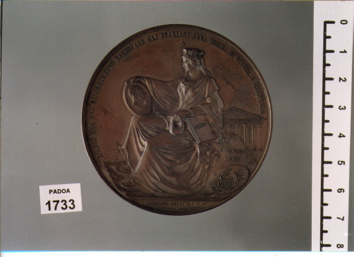 MEDAGLIA di VAGNETTI GIOVANNI (SEC. XIX D.C)